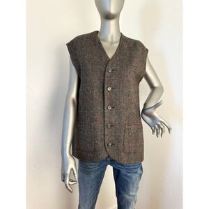 Jimmy Hourihan Men's‎ 100% Wool Tweed Vest S